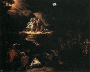 Orazio Borgianni Christ in the Garden of Gethsemane oil on canvas